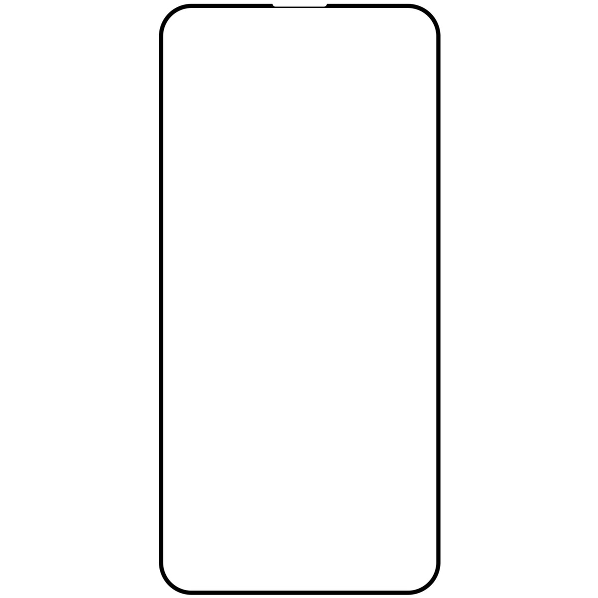Película protetora de ecrã Blue Shield para Apple iPhone 17 Pro Max / 16 Pro Max, Vidro Temperado, Cola Total, Compatível com Capas, Preta