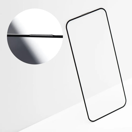 Película Protetora de Ecrã OEM OG Premium para Apple iPhone 17 Pro Max, Vidro Temperado, Full Glue, Preta