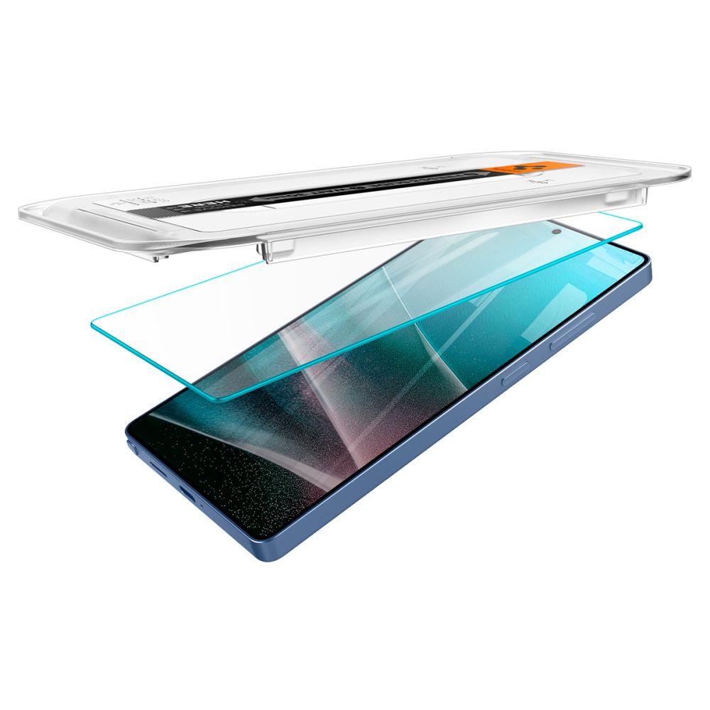 Película Protetora de Ecrã Spigen GlastR EZ FIT HD para Samsung Galaxy S25 Ultra S938, Vidro Temperado, Colagem Completa, Conjunto de 2 peças AGL09082