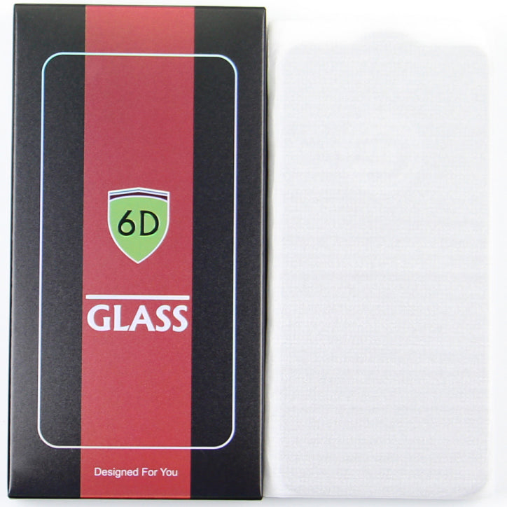 Película protetora de ecrã OEM para Apple iPhone 17e / 16e / 14 / 13 Pro, Vidro Temperado, Cola Total, Conjunto de 10 unidades, 6D, Preto