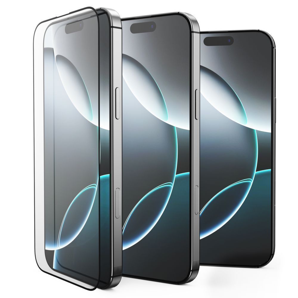 Película Protetora de Ecrã Tech-Protect FIT+ para Xiaomi Redmi Note 15 Pro 5G, Vidro Temperado, Full Glue, Conjunto de 2 peças, 2.5D, Preta