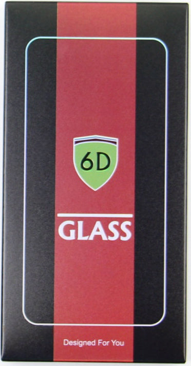 Película protetora de ecrã OEM para Apple iPhone 17e / 16e / 14 / 13 Pro, Vidro Temperado, Cola Total, Conjunto de 10 unidades, 6D, Preto
