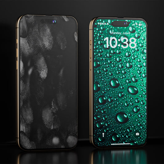 Película protetora de ecrã Anank 3X Reforçada Invisível para Apple iPhone 16 Pro, Vidro Temperado, Cola Total, 3D, Preta