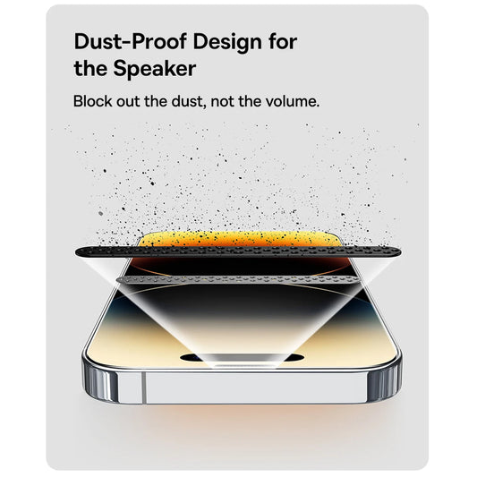 Película Protetora de Ecrã Anank 5X Reforçada para Apple iPhone 17, Vidro Temperado, Full Glue, 2.5D, Preta