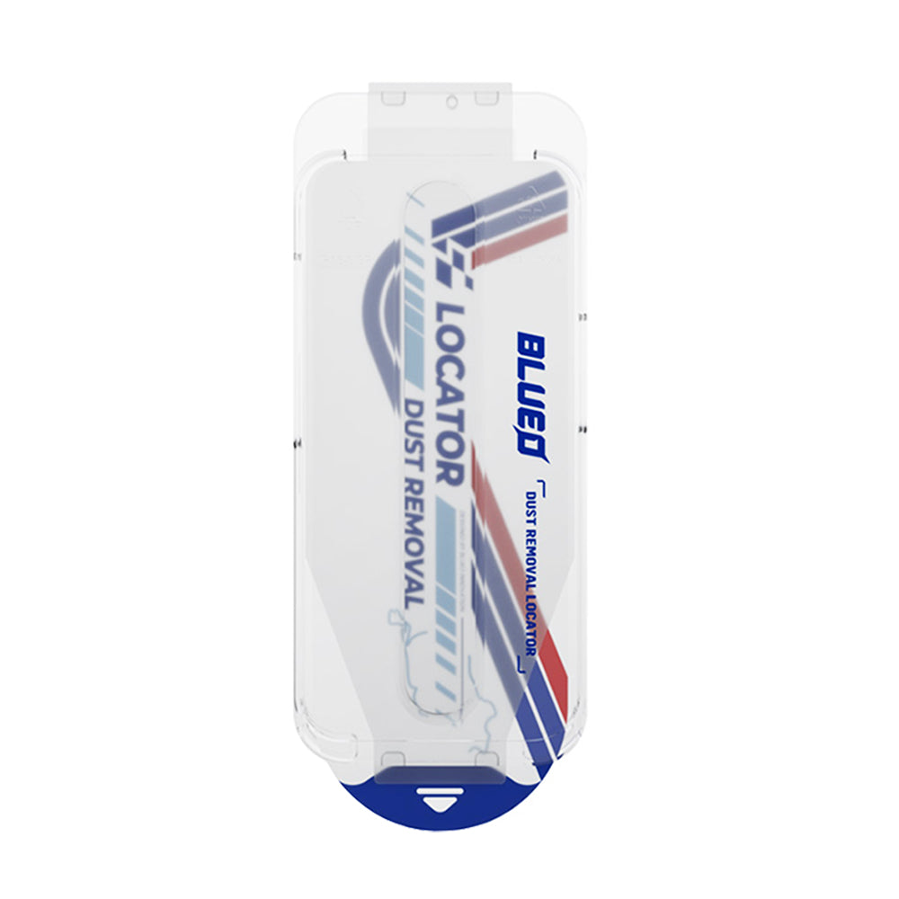 Película protetora de ecrã Blueo Anti-Dust HD Applicator Pro para Apple iPhone 15 Pro Max, Vidro Temperado, Cola Total, Preta