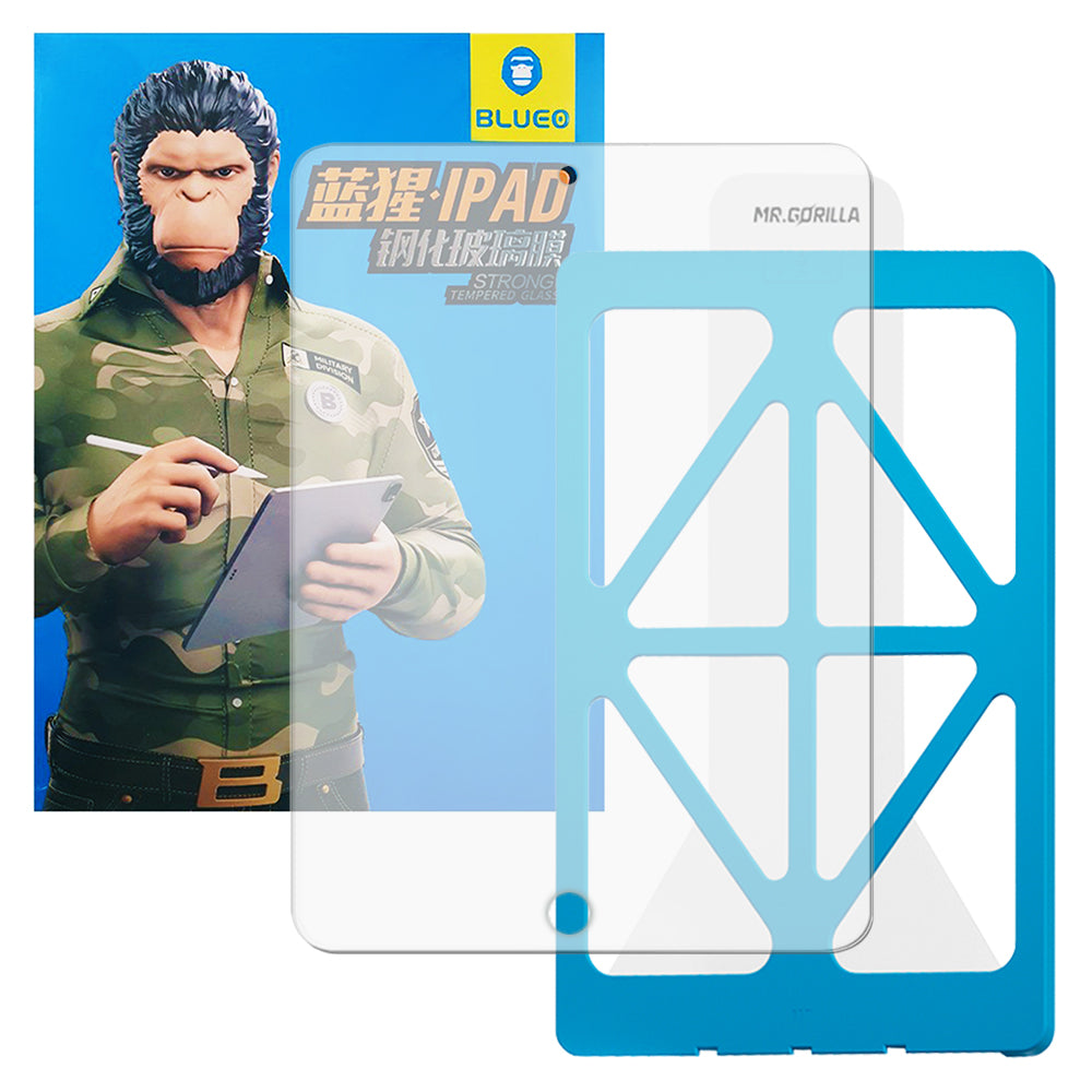 Película protetora de ecrã Blueo HD Applicator Pro para Apple iPad 10.2 (2021) / 10.2 (2020) / 10.2 (2019), Vidro Temperado, Cola Total