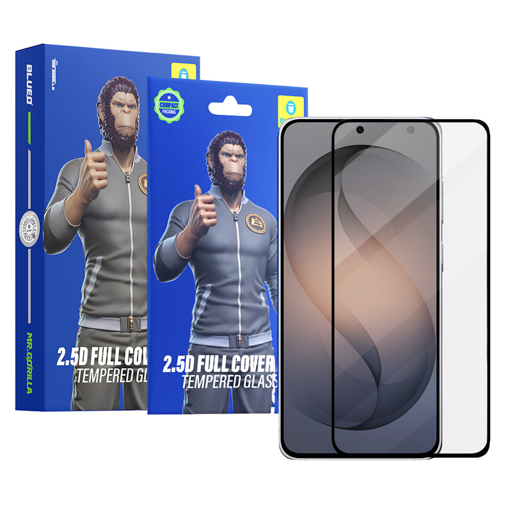 Película Protetora de Ecrã Blueo HD para Samsung Galaxy S26 S942, Vidro Temperado, Full Glue, 2.5D, Conjunto de 5 peças, Preta