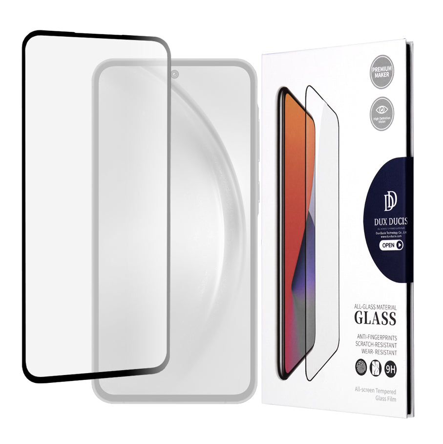 Película protetora de ecrã DUX DUCIS para Samsung Galaxy A35 5G A356, Vidro Temperado, Cola nas Bordas, Preto