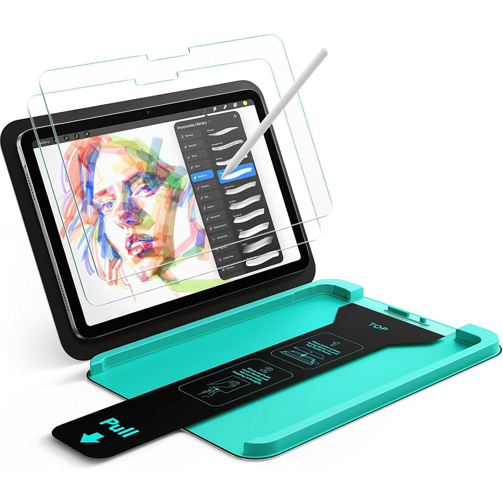 Película protetora de ecrã ESR Armorite Paper Feel UltraFit para Apple iPad Air 13 (2026) / Air 13 (2025) / Air 13 (2024), Vidro Temperado, Cola Total
