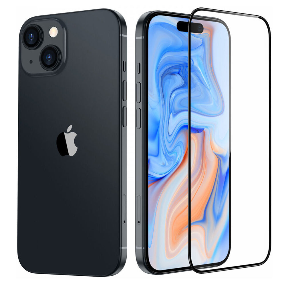 Película Protetora de Ecrã ESR Armorite para Apple iPhone 15 Plus, Vidro Temperado, Full Glue, Preta