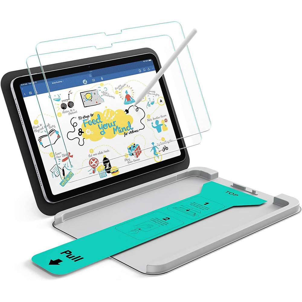 Película Protetora de Ecrã ESR Paper Feel UltraFit para Apple iPad Air 11 (2026) / Air 11 (2025), Plástico, Conjunto de 2 peças