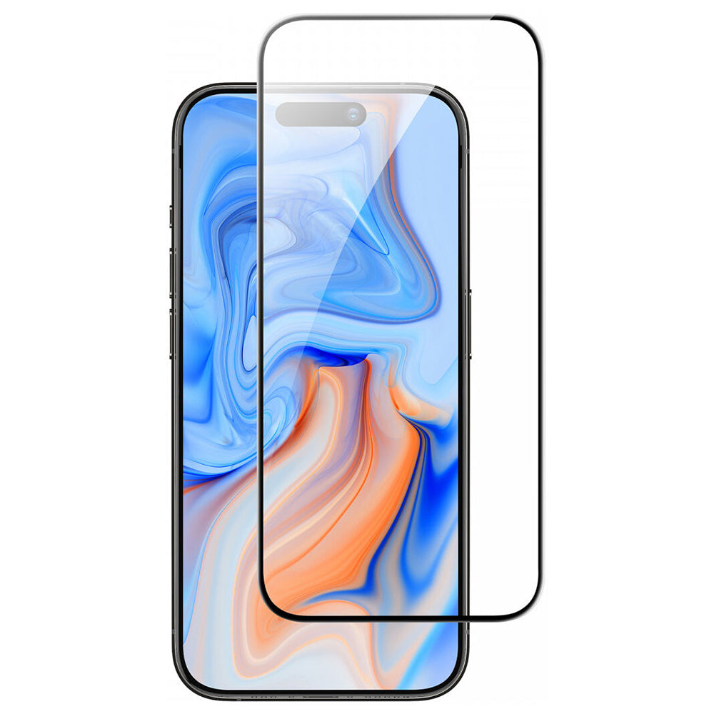 Película Protetora ESR para Apple iPhone 15, Vidro Temperado, Full Glue, Preta
