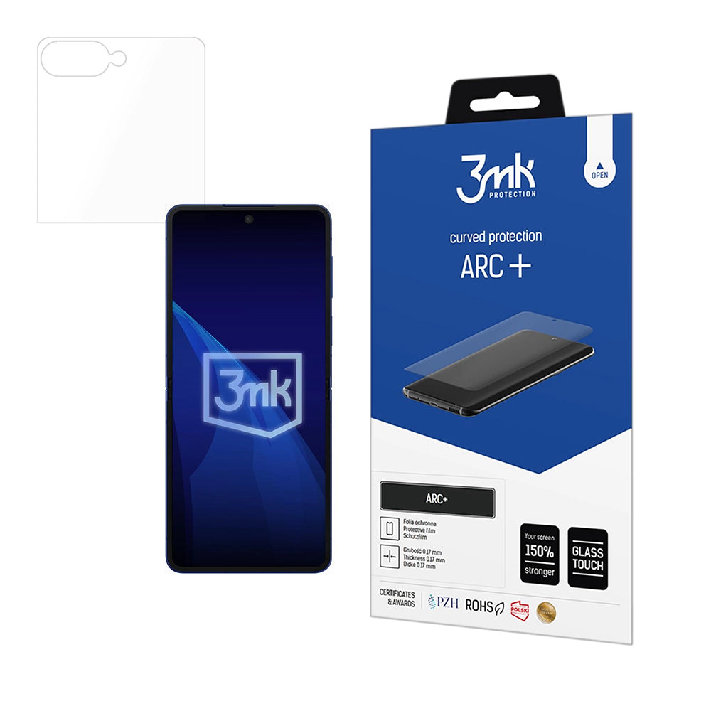 Película protetora para ecrã exterior 3MK ARC+ para Samsung Galaxy Z Flip8 F776, plástico