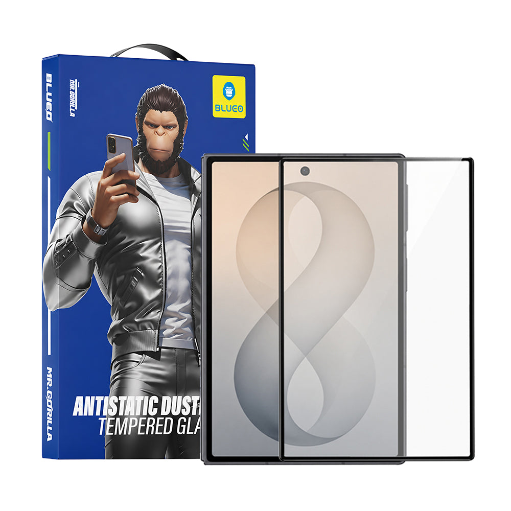 Película protetora para ecrã exterior Blueo HD para Samsung Galaxy Z Fold8 F971, vidro temperado, cola total, 2.5D, preta