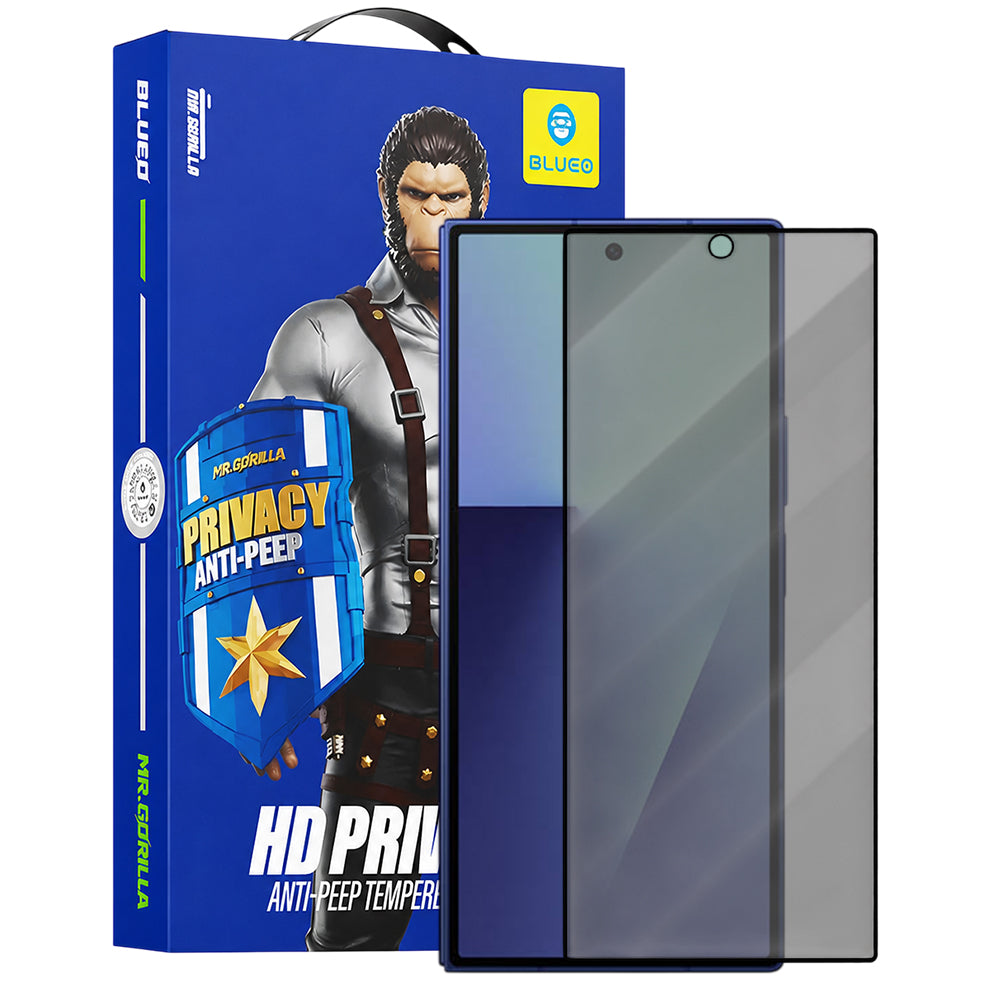 Película de proteção de ecrã Exterior Privacy Blueo Anti-Peep para Samsung Galaxy Z Fold8 Ultra F971 / Z Fold7 F966, Vidro Temperado, Cola Total