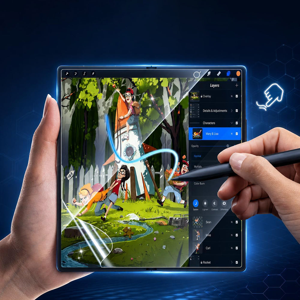 Película protetora de ecrã interior Blueo HD para Samsung Galaxy Z Fold8 F971, plástico