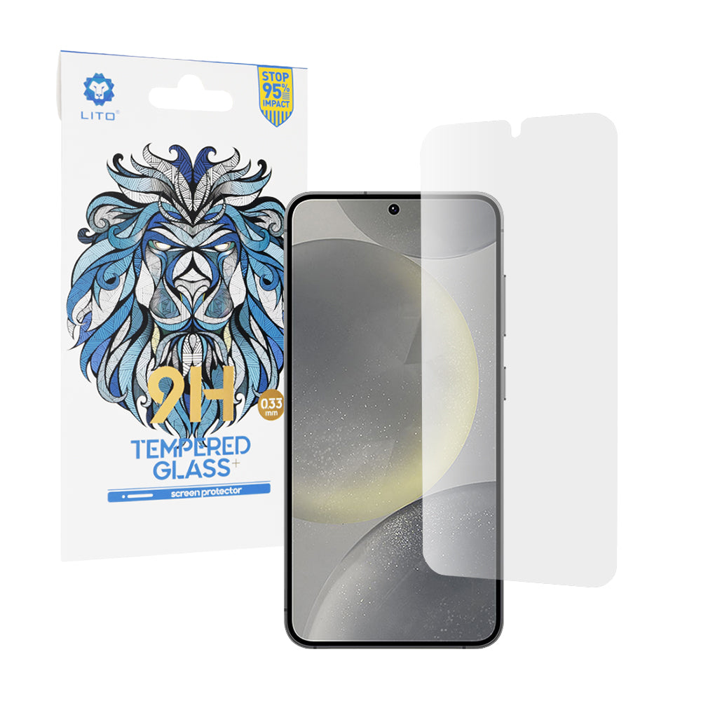 Película Protetora de Ecrã Lito Classic Ultra Thin para Samsung Galaxy S25 S931 / S24 S921, Vidro Temperado, Cola Completa, 2.5D