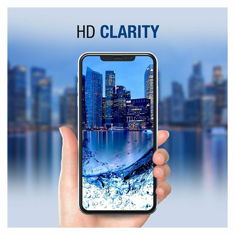 Película protetora de ecrã Lito HD Pro Clear para Samsung Galaxy A54 A546, Vidro Temperado, Cola Total, Preta