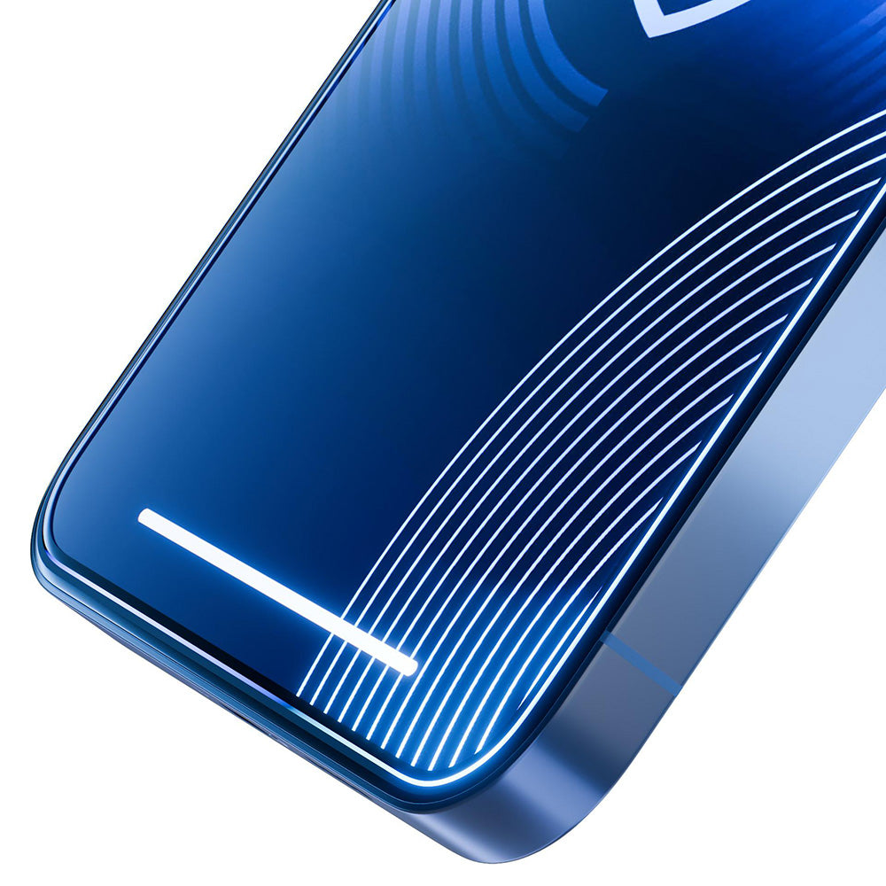 Película Protetora de Ecrã Matte 3MK HardGlass Max para Apple iPhone 17 Pro Max, Vidro Temperado, Full Glue, Preta
