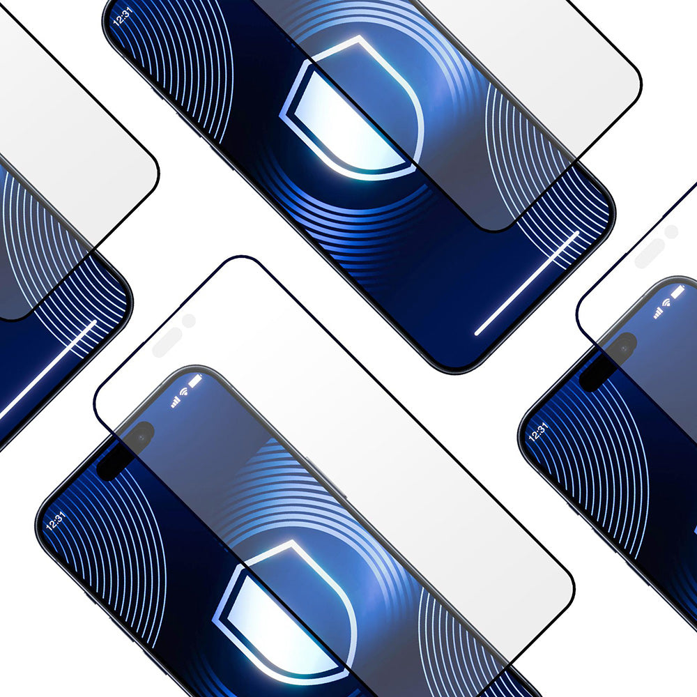 Película Protetora de Ecrã Matte 3MK HardGlass Max para Apple iPhone 17 Pro Max, Vidro Temperado, Full Glue, Preta