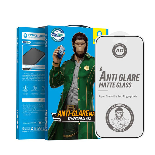Película Protetora de Ecrã Matte Blueo Anti-Reflexo para Apple iPhone 17 Air, Vidro Temperado, Cola Completa