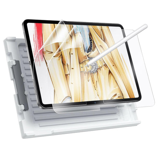 Película Protetora de Ecrã Matte ESR Paper Feel para Apple iPad Air 13 (2025) / Air 13 (2024), Plástico, Cola Total, Conjunto de 2 peças