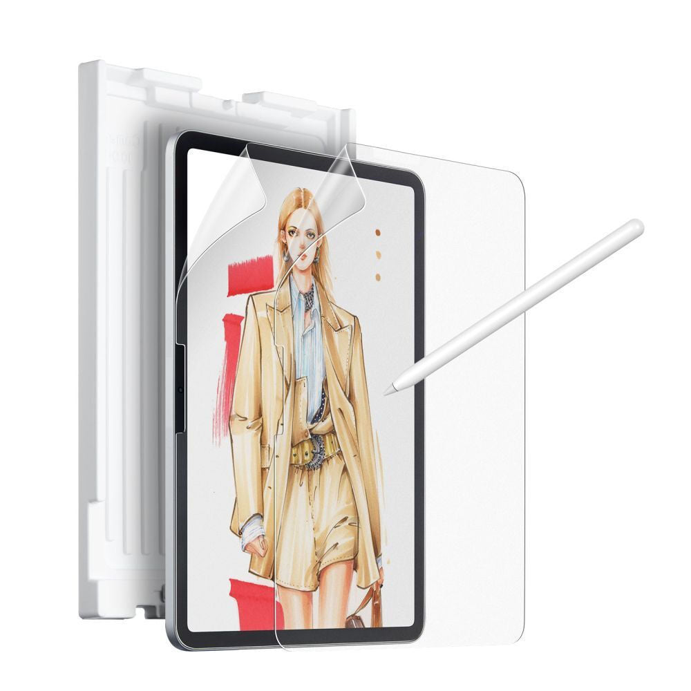 Película Protetora de Ecrã Matte ESR Paper Feel para Apple iPad Air 13 (2025) / Air 13 (2024), Plástico, Cola Total, Conjunto de 2 peças