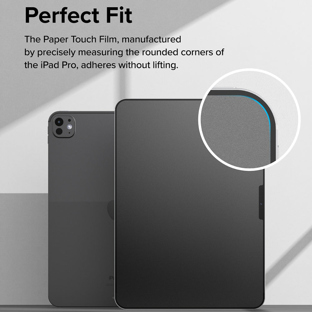 Película protetora de ecrã Matte Ringke Paper Touch Hard para Apple iPad Pro 11 (2024), Plástico
