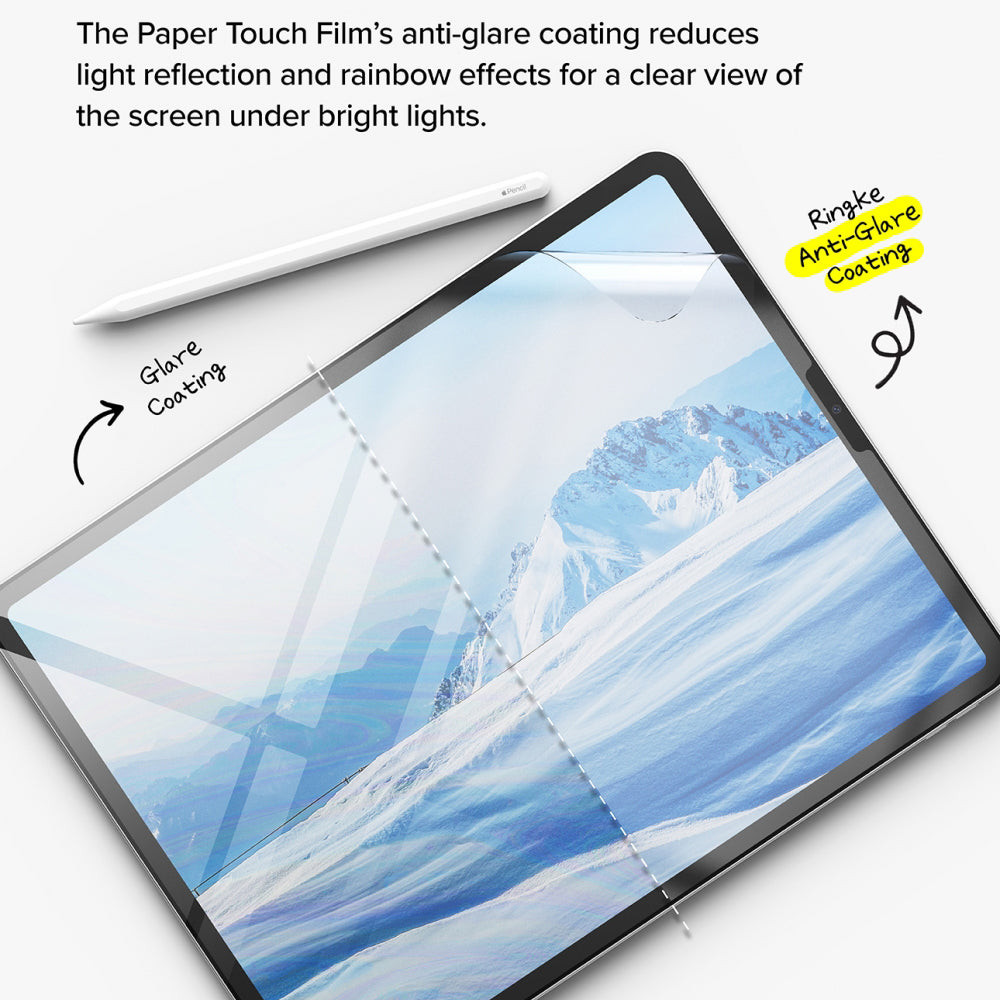 Película protetora de ecrã Matte Ringke Paper Touch Hard para Apple iPad Pro 11 (2024), Plástico