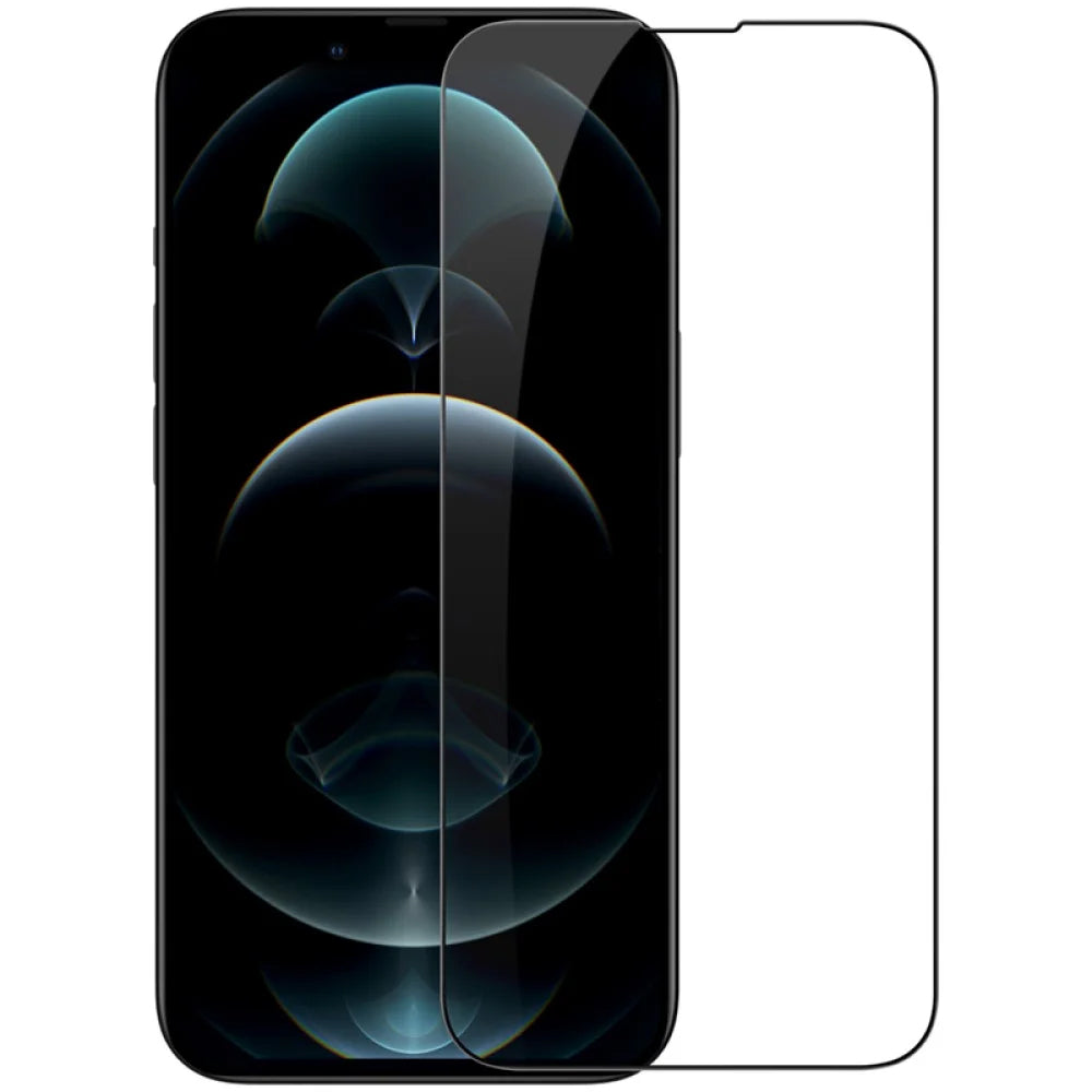 Película protetora de ecrã Nillkin CP+ Pro para Apple iPhone 17e / 16e / 14 / 13 Pro / 13, Vidro Temperado, Cola Total, Preto
