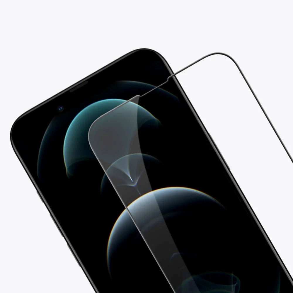 Película protetora de ecrã Nillkin CP+ Pro para Apple iPhone 17e / 16e / 14 / 13 Pro / 13, Vidro Temperado, Cola Total, Preto