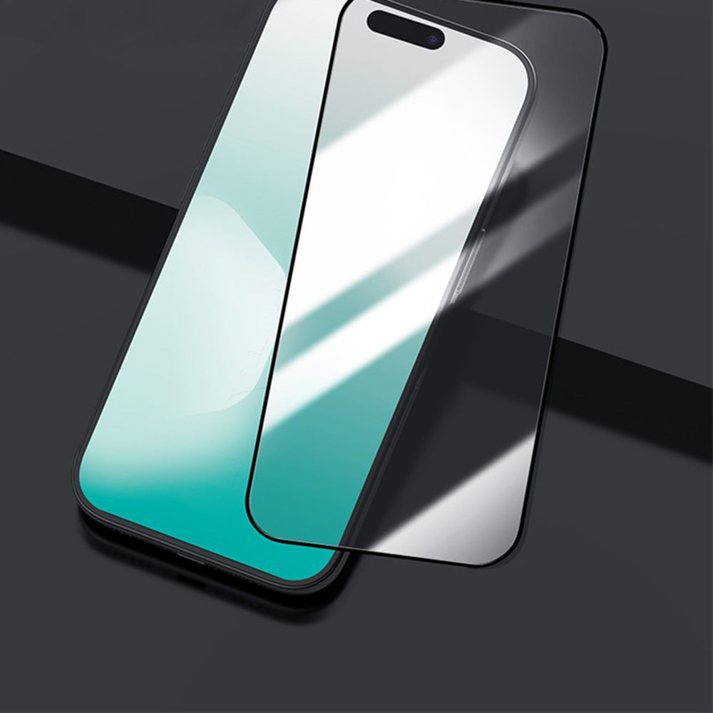 Película protetora de ecrã Nillkin CP+ Pro com aplicador para Apple iPhone 18 Pro / 17 Pro, vidro temperado, cola total, preta