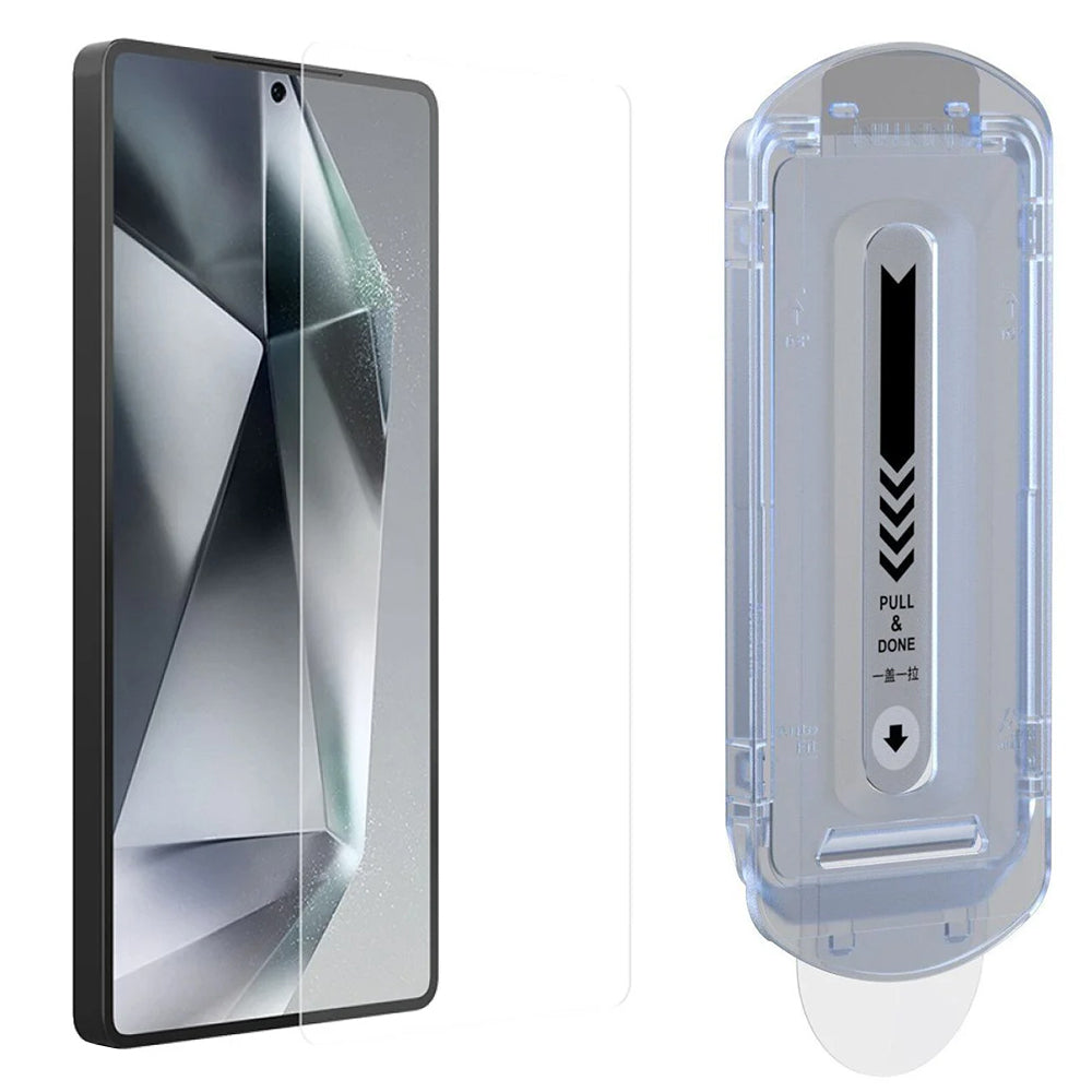 Película protetora de ecrã Nillkin H+ Pro com aplicador para Samsung Galaxy S25 Ultra S938, vidro temperado, cola total