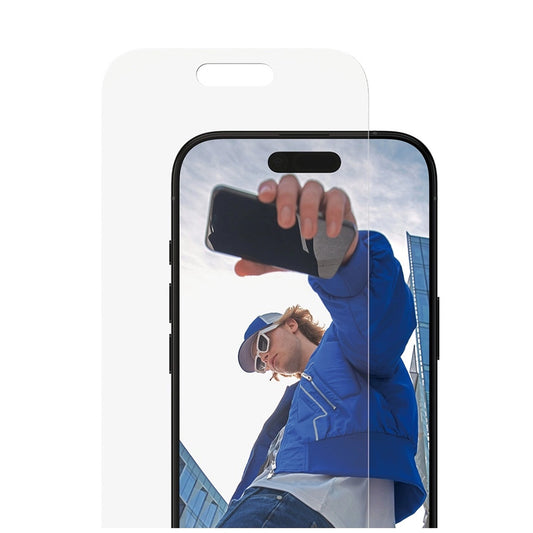 Película Protetora de Ecrã PanzerGlass Classic Fit EasyAligner para Apple iPhone 17 Air, Vidro Temperado, Full Glue
