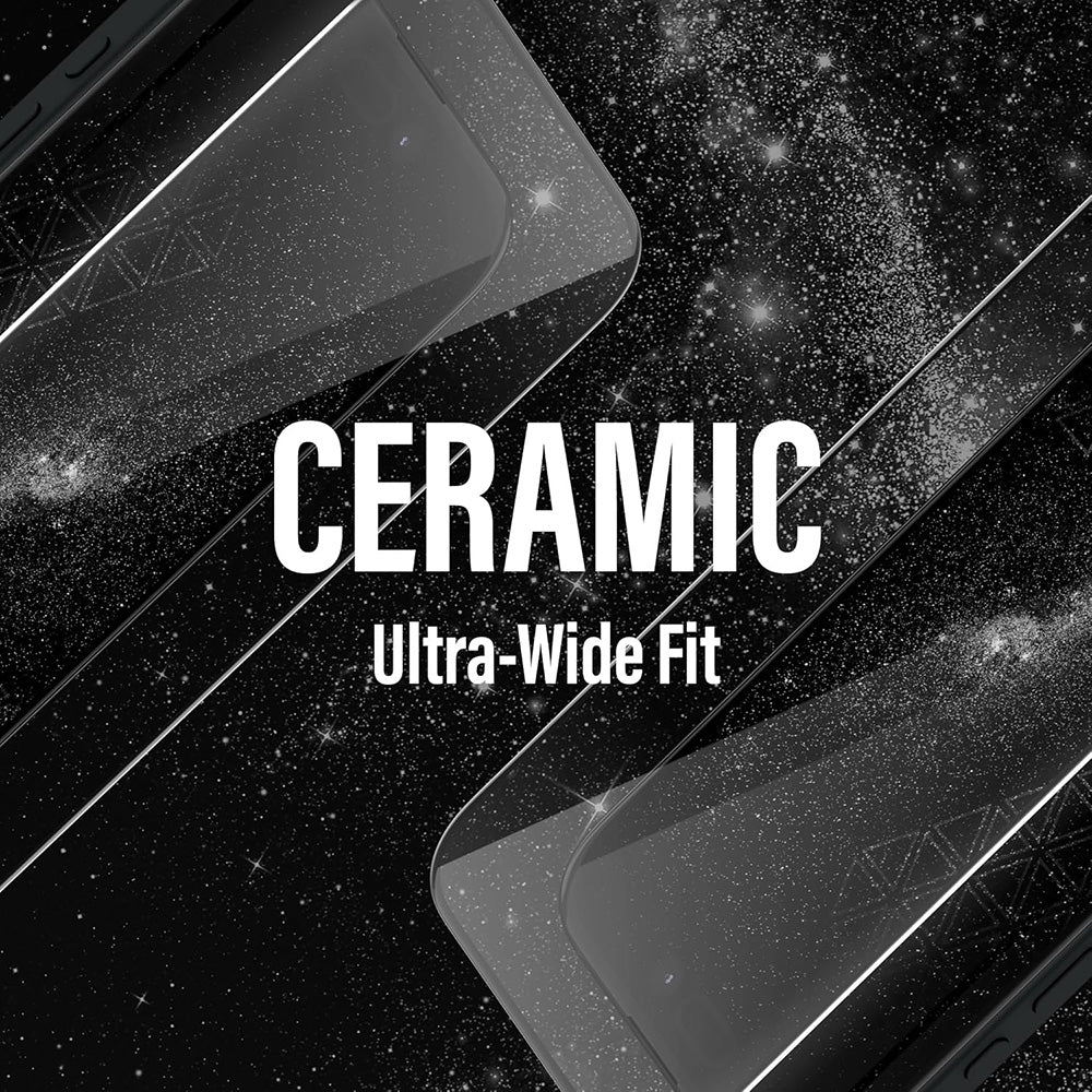 Película Protetora de Ecrã PanzerGlass Ultra-Wide Ceramic EasyAligner para Samsung Galaxy S25+ S936 / S24+ S926, Vidro Temperado, Colagem Total