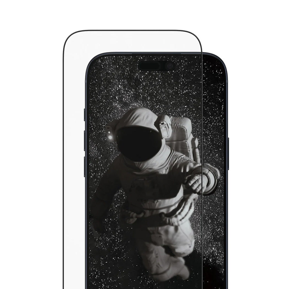 Película Protetora de Ecrã PanzerGlass Ultra-Wide Ceramic II EasyAligner para Apple iPhone 17 Pro Max, Vidro Temperado, Full Glue, Preta