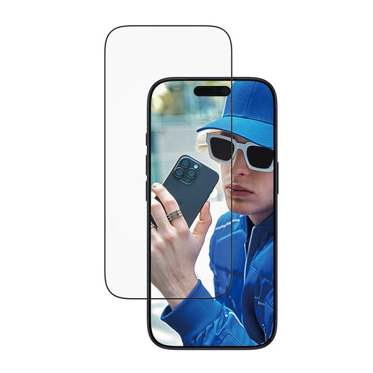 Película Protetora de Ecrã PanzerGlass Ultra-Wide Fit EasyAligner para Apple iPhone 17 Pro, Vidro Temperado, Full Glue, Preta