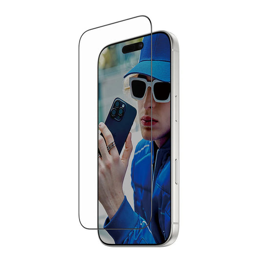 Película Protetora de Ecrã PanzerGlass Ultra-Wide Fit Fastfit para Apple iPhone 17 Pro, Vidro Temperado, Full Glue, Preta