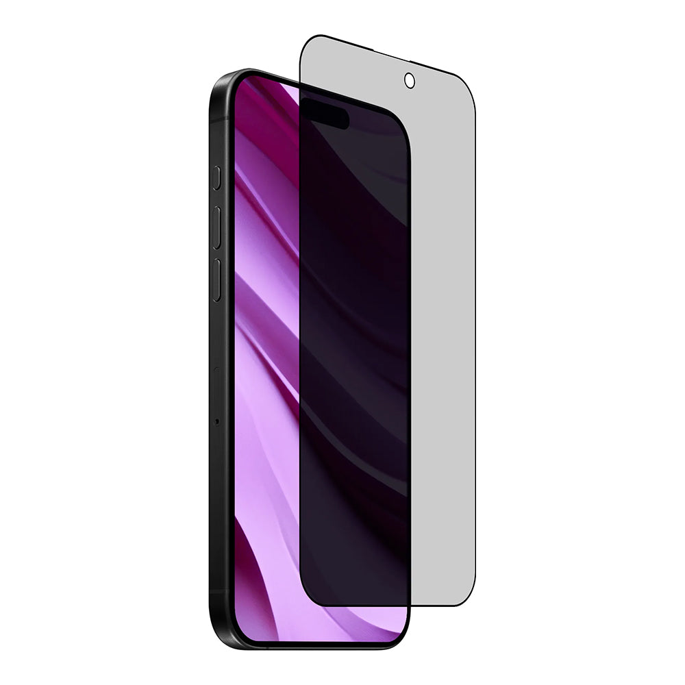 Película de Proteção de Ecrã Privacy Anank 5X Reinforced Applicator para Apple iPhone 17 Air, Vidro Temperado, Full Glue, 2.5D