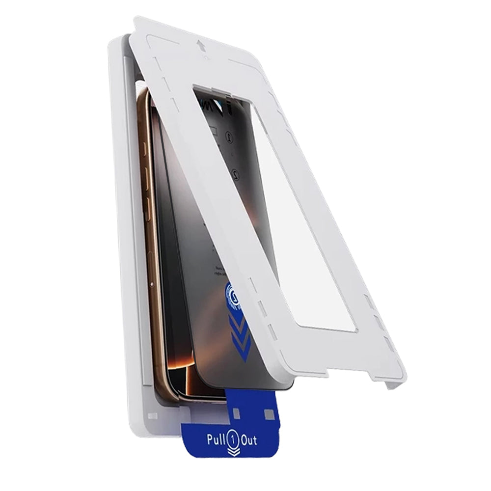 Película de Proteção de Ecrã Privacy Anank 5X Reinforced Applicator para Apple iPhone 17 Air, Vidro Temperado, Full Glue, 2.5D