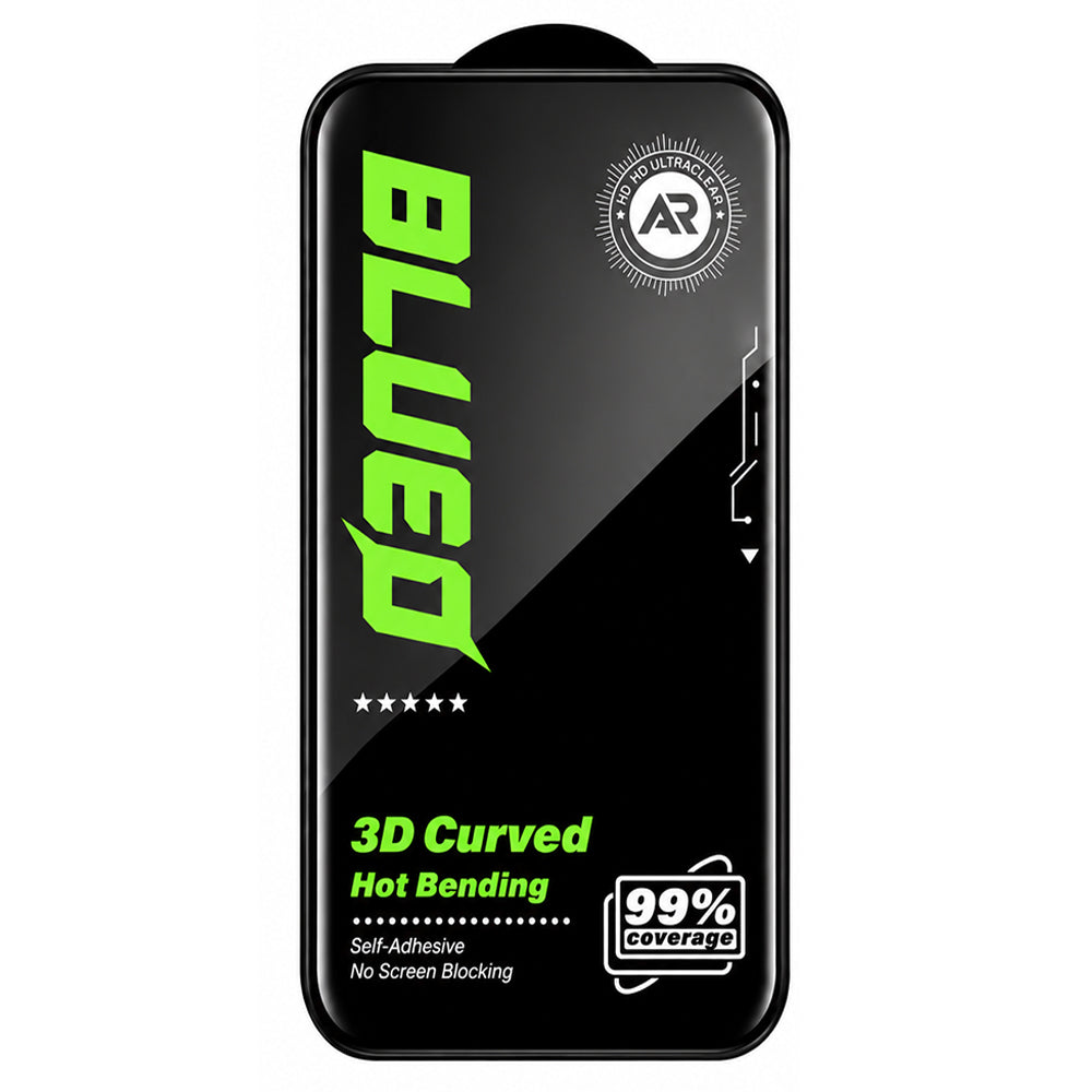 Película de Proteção de Ecrã Privacy Blueo Anti Peep AR para Apple iPhone 18 Pro Max, Vidro Temperado, Full Glue, 3D