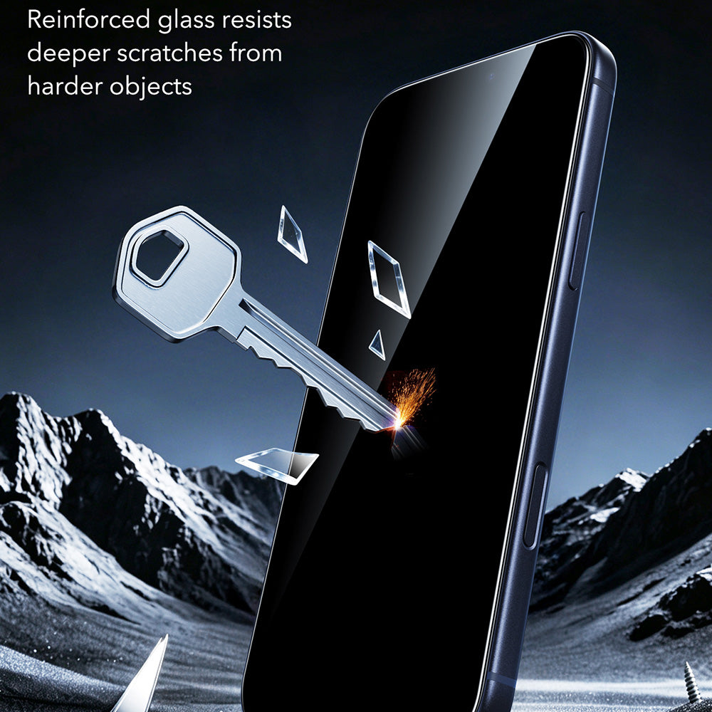 Película protetora de ecrã Privacy ESR Armorite UltraFit para Apple iPhone 18 Pro Max, Vidro Temperado, Cola Total, Conjunto de 2 unidades