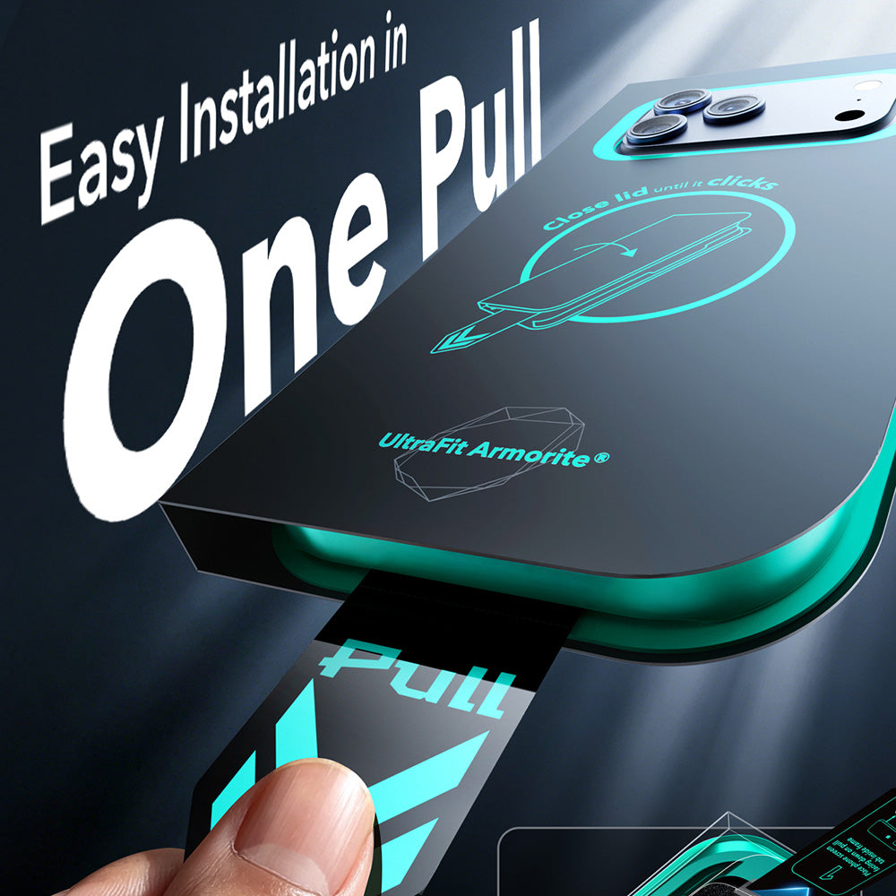 Película protetora de ecrã Privacy ESR Armorite UltraFit para Apple iPhone 18 Pro Max, Vidro Temperado, Cola Total, Conjunto de 2 unidades