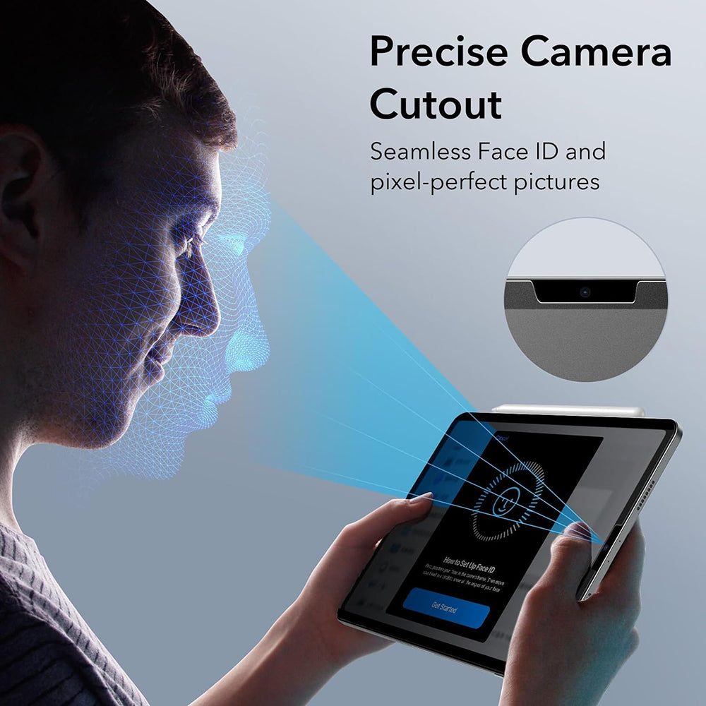 Película de Proteção Ecrã Privacy ESR Magnética para Apple iPad Pro 12.9 (2022) / Pro 12.9 (2021) / Pro 12.9 (2020), Plástico