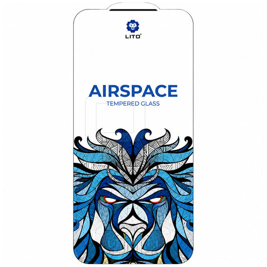 Película protetora de ecrã Lito Airspace Border para Apple iPhone 18 Pro Max / 17 Pro Max, Vidro Temperado, Cola Total