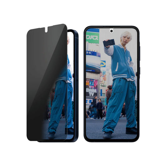 Película de Proteção de Ecrã Privacy PanzerGlass Ultra-Wide Fit para Samsung Galaxy A56 A566, Vidro Temperado, Full Glue