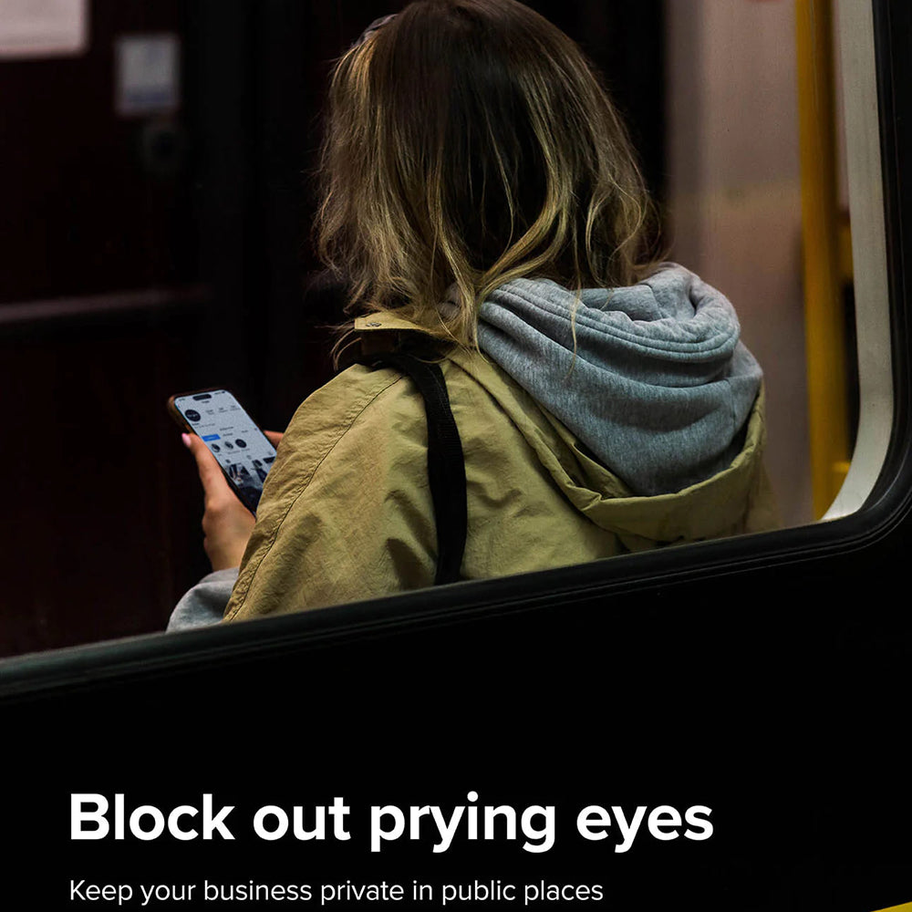 Película de Proteção de Ecrã Privacy Ringke para Apple iPhone 15 Pro, Vidro Temperado, Full Glue