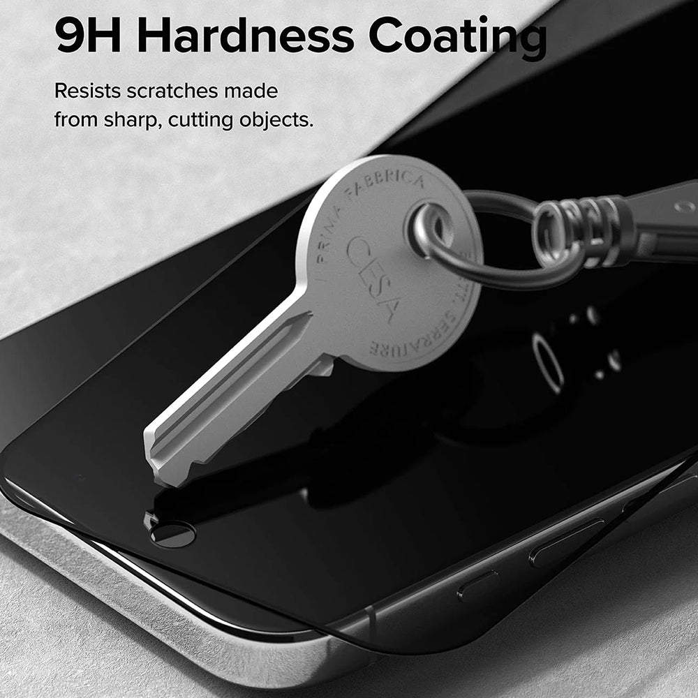 Película de Proteção de Ecrã Privacy Ringke para Apple iPhone 15 Pro, Vidro Temperado, Full Glue