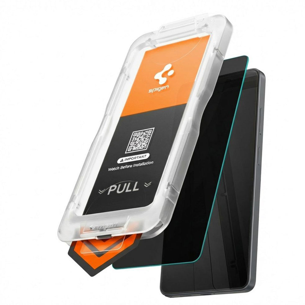 Película de Proteção de Ecrã Privacy Spigen GlastR EZ FIT Pro HD para Samsung Galaxy S26 Plus S947, Vidro Temperado, Full Glue AGL11087