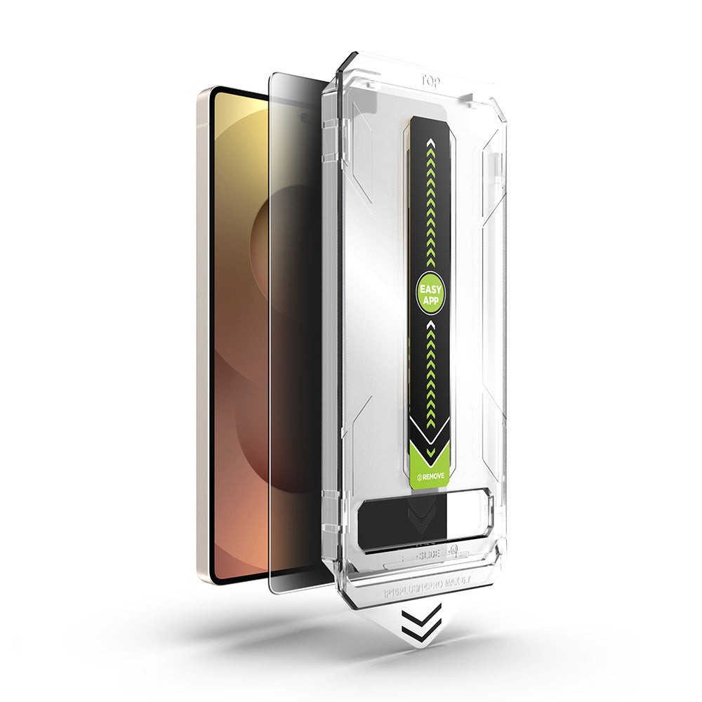 Película de Proteção de Ecrã Privacy Techsuit TitanGlass CrystalHD para Samsung Galaxy S26 S942, Vidro Temperado, Full Glue